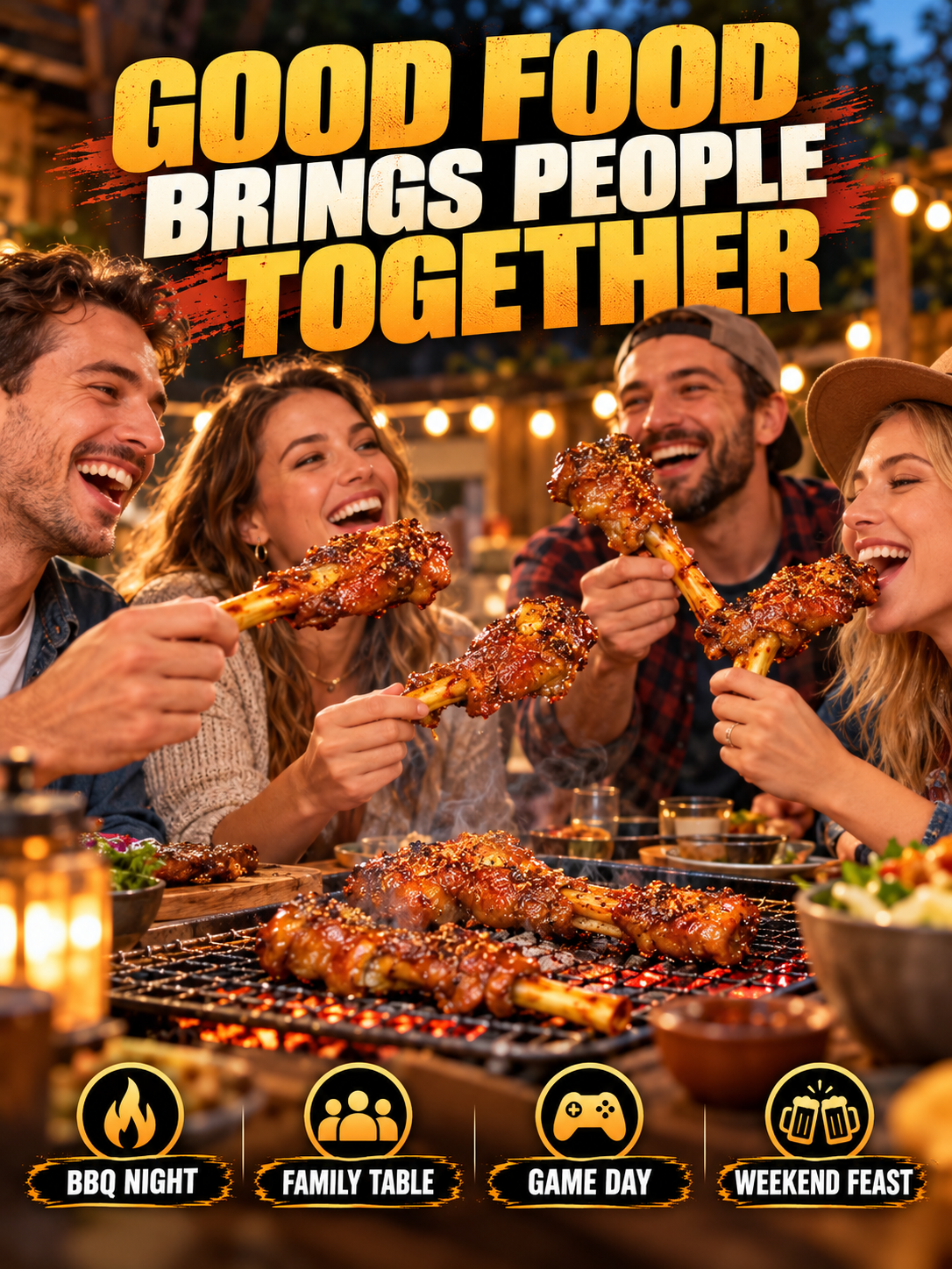 🐑Char-Grilled Lamb Trotters |Smoky Flavor • Fall-Off-The-Bone Tender • Rich in Natural Collagen-A