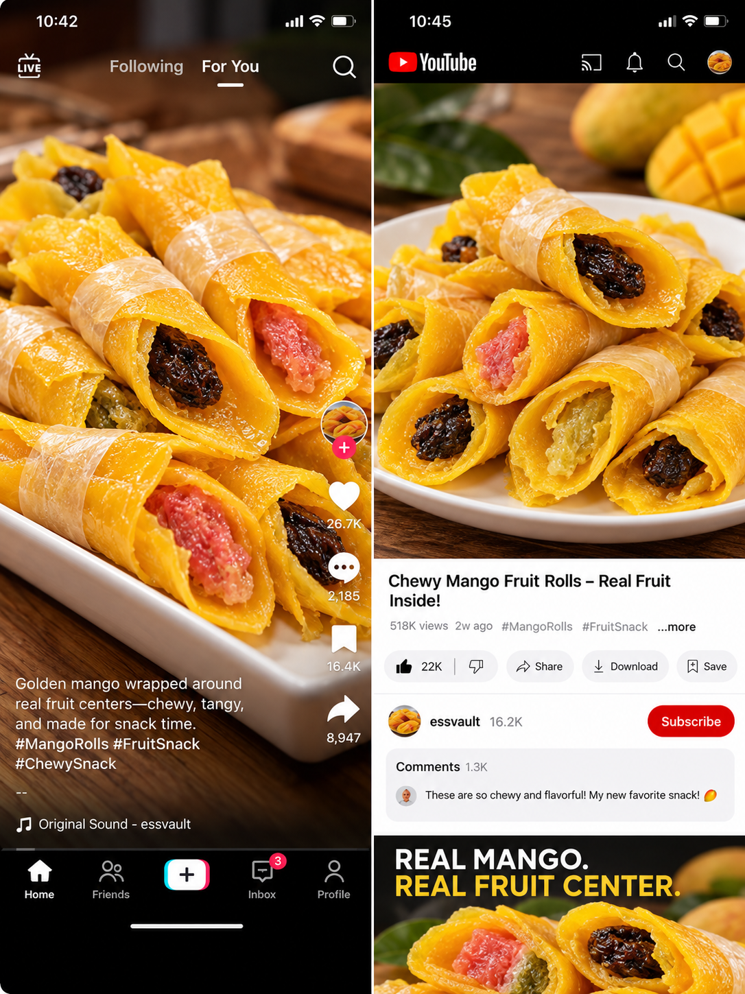 😋 Mango Fruit Rolls - The Sweet-Tangy Snack Your Cravings Actually Want-FD6U