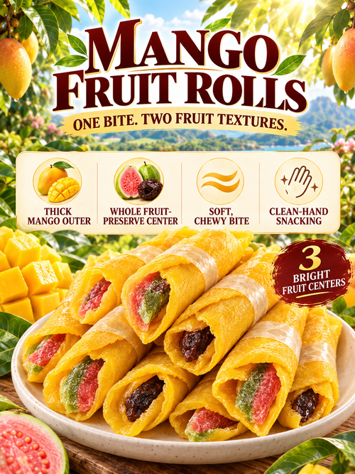 😋 Mango Fruit Rolls - The Sweet-Tangy Snack Your Cravings Actually Want-FD6U