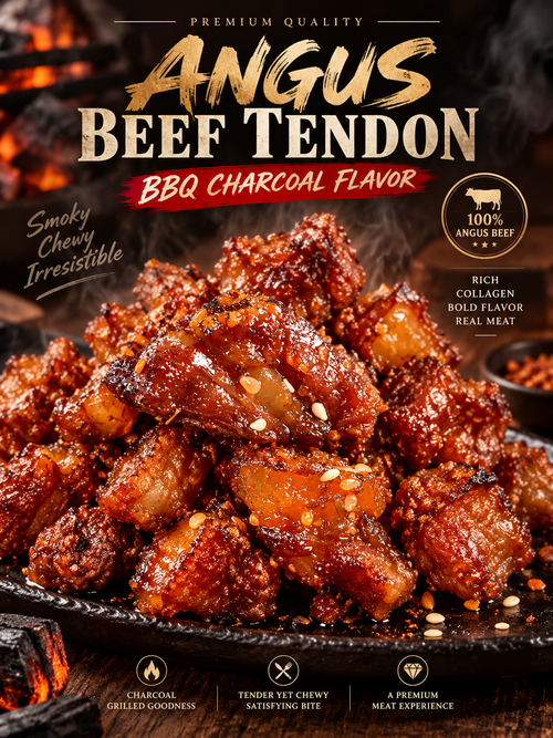 🥩BBQ Angus Beef Tendon | Smoky, Savory & Fall-Off-The-Bone Tender-FD6U