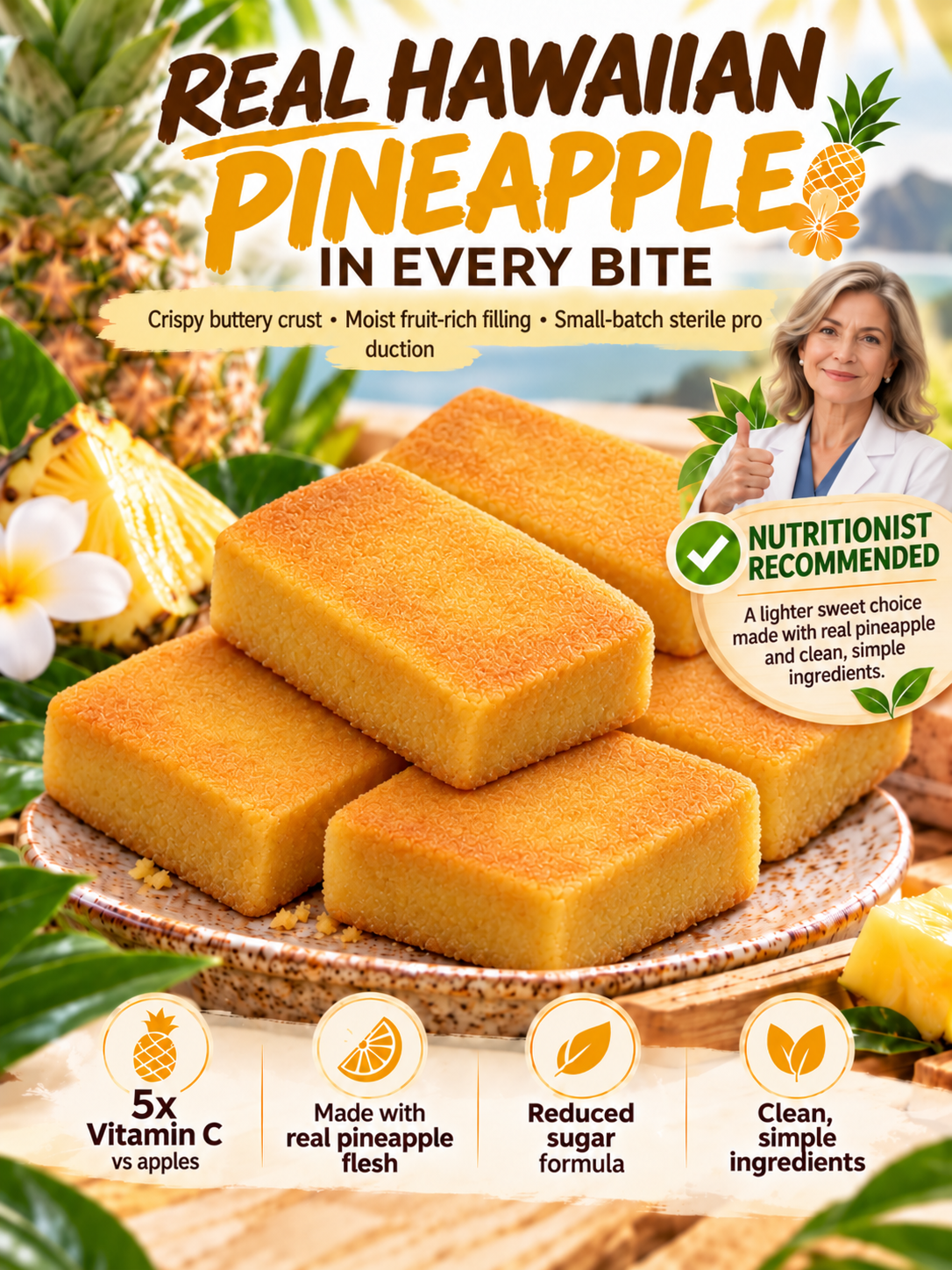 Golden Pineapple Butter Cakes-A