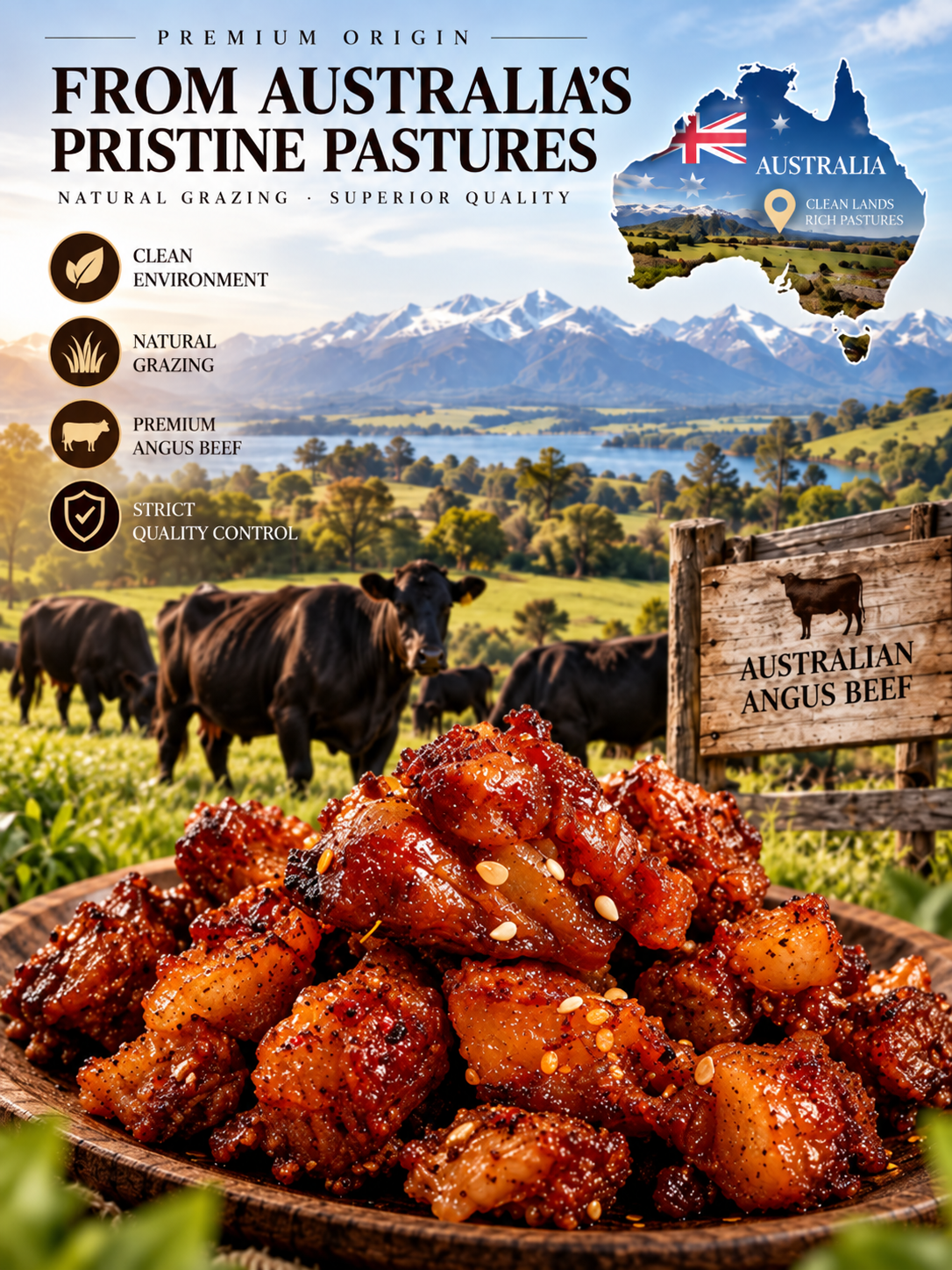 🥩BBQ Angus Beef Tendon | Smoky, Savory & Fall-Off-The-Bone Tender-FD6U