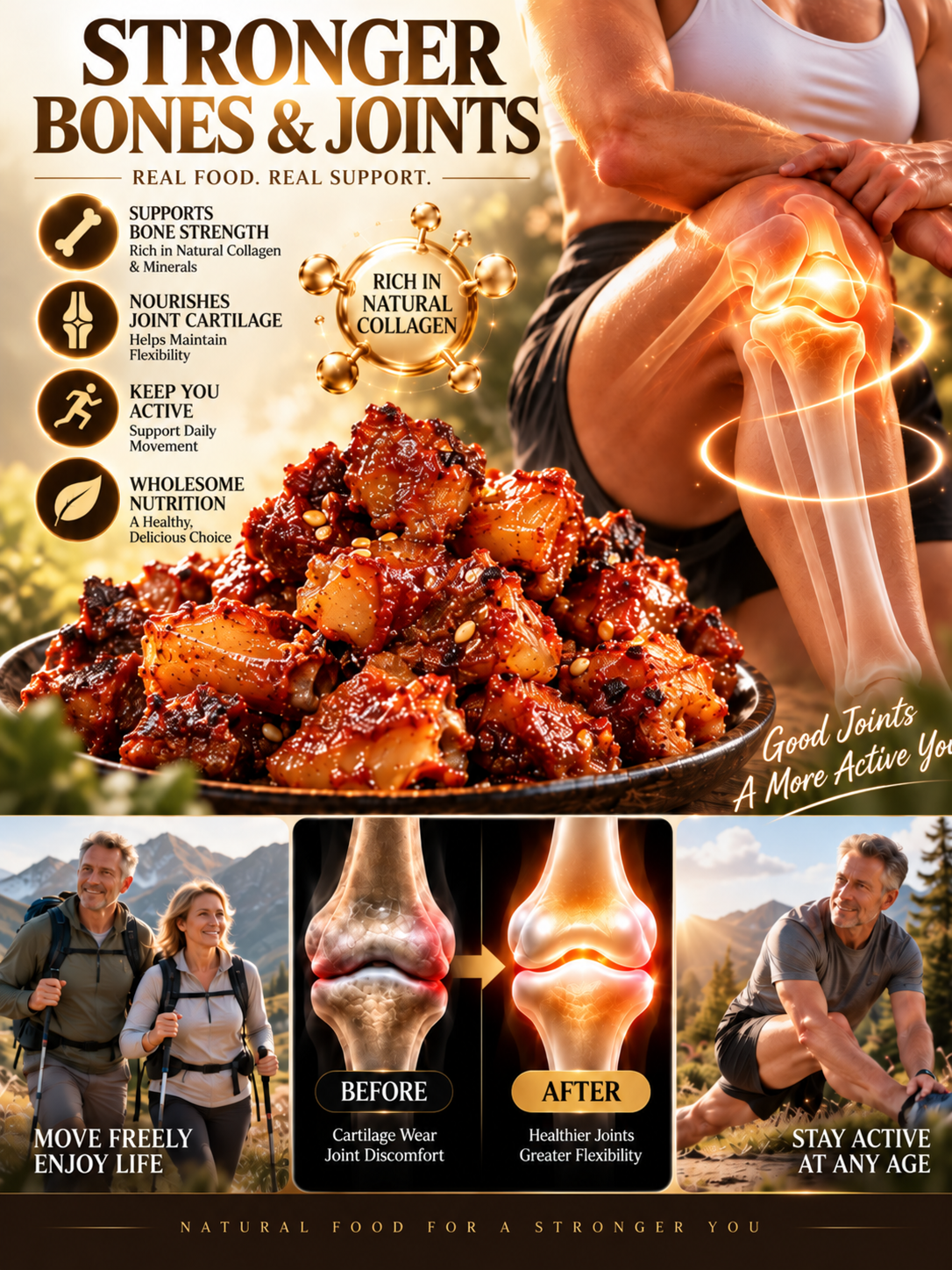 🥩BBQ Angus Beef Tendon | Smoky, Savory & Fall-Off-The-Bone Tender-FD6U