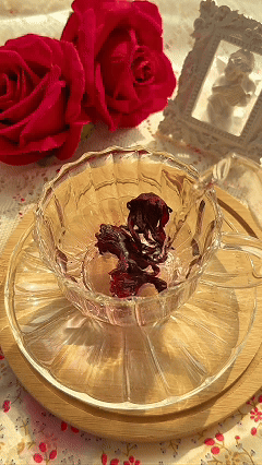 Grown Roselle Hibiscus Tea – Tart Berry Flavor, Hot & Iced Ready-FD6U