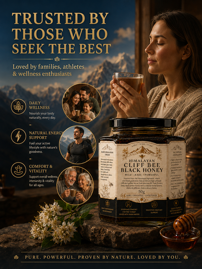 Himalayan Cliff Bee Black Honey-A