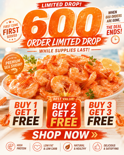 Dried Sea Shrimp ‖ No Sugar Crash, More Protein, Real Seafood Flavor-A