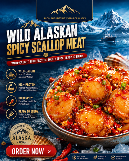 Premium Wild-Caught Scallops-A