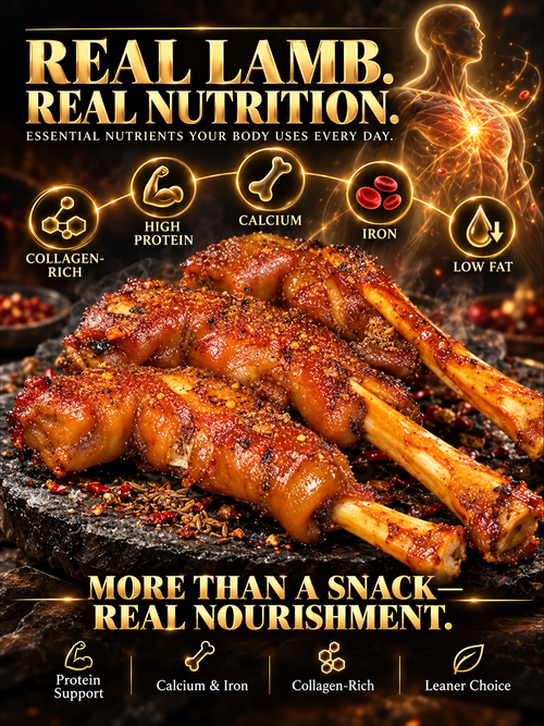 🐑Char-Grilled Lamb Trotters |Smoky Flavor • Fall-Off-The-Bone Tender • Rich in Natural Collagen-A