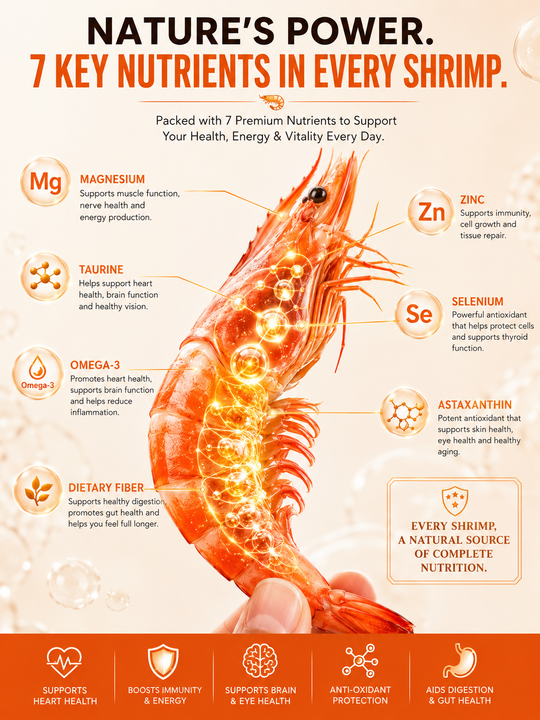 🔥 Dried Sea Shrimp ‖ No Sugar Crash, More Protein, Real Seafood Flavor-A