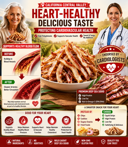 🔥 Deep-Sea Squid Strips‖ High-Protein Ready-to-Eat Seafood Snack for Smarter Daily Snacking-A