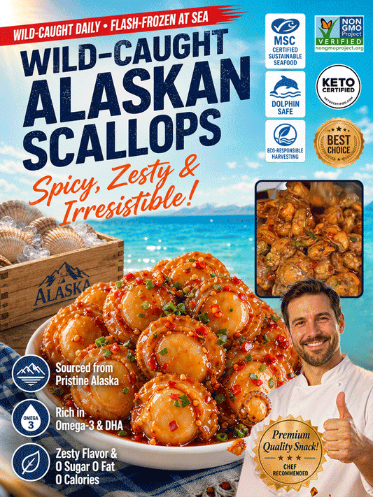Premium Wild-Caught Scallops-A