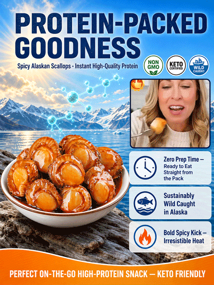 Premium Wild-Caught Scallops-A