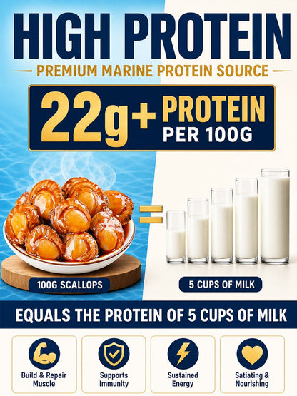Premium Wild-Caught Scallops-A